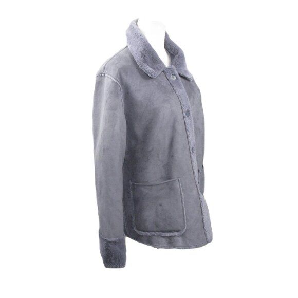 Brandon Thomas Slate Button Front Reversible Jacket Size Large - Picture 5 of 11